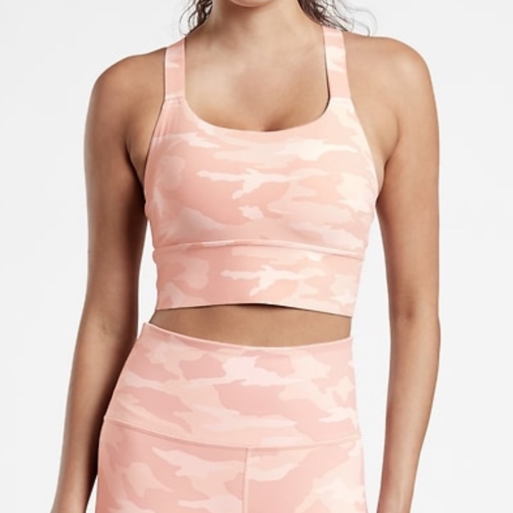 Warrior Longline Printed Bra - Athleta S